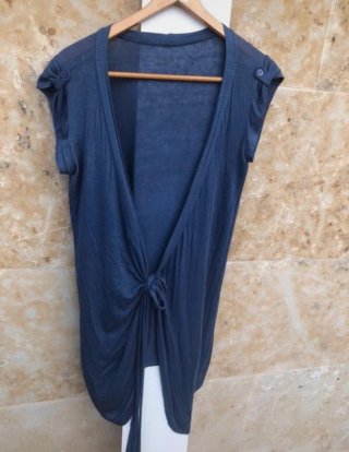 Chaleco Azul Grisáceo