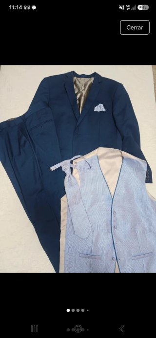 Traje Completo de Novio o Padrino Talla 48