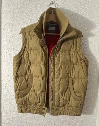 Chaleco de plumas Tommy Hilfiger beige