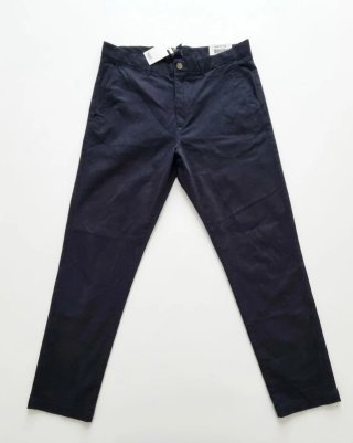 Pantalón chino de vestir azul H&M