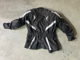Chaqueta de Moto Negra de invierno