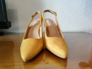 Zapatos Marypaz Mostaza Talla 37