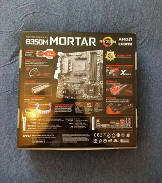 PLACA BASE MSI B350M MORTAR AM4 - MICRO ATX