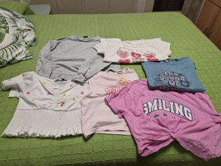 Lote 6 Camisetas Niña Talla 15 y 16 años