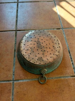 Escurridor de Cobre Artesanal