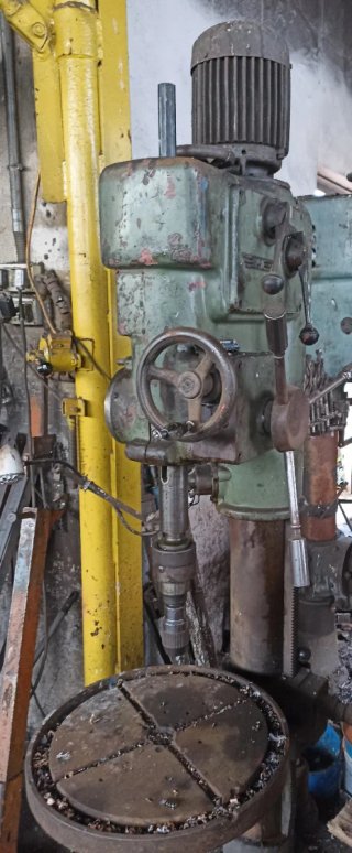 Taladro de columna industrial