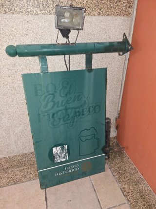 Rótulo Metálico Casco Vello Ourense