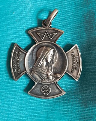 Antigua Medalla Apostolado de la Oración
