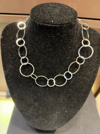 Collar vintage de plata de ley