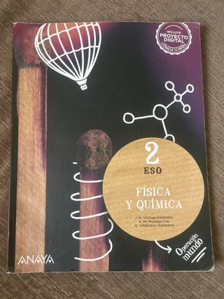 Física y Química, 2 ESO, Operación mundo Anaya