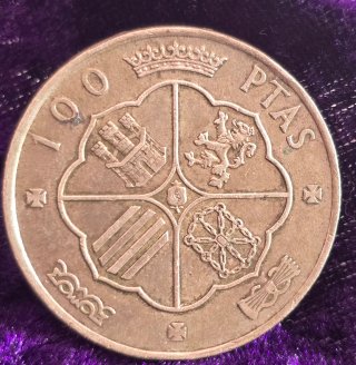 Moneda de 100 pesetas de Franco de 1966 Pakito