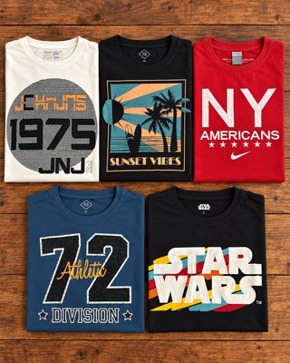 Camisetas de manga corta hombre