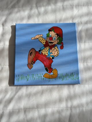 Lienzo Infantil de Payaso