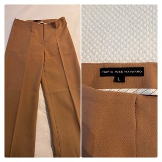 Pantalón Camel Maria Jose Navarro Talla L