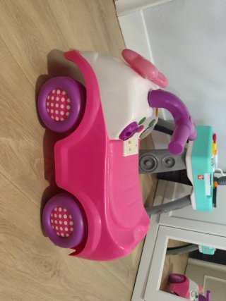 Correpasillos para bebé rosa