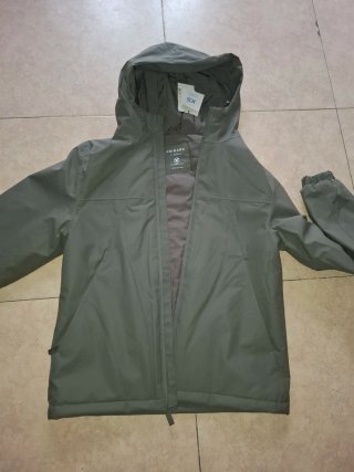 Chaqueta Impermeable Verde Talla XS