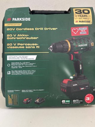Taladro Atornillador Parkside 20V Edición 30 Años