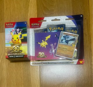 Lote Pokémon 30 Aniversario: Booster y Blister