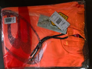 Sudadera Bullpadel Naranja Flúor Talla L,xl