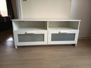 Mueble de madera, blanco para comedor