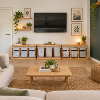 Trofast Ikea. 3 Muebles de almacenaje de juguetes.