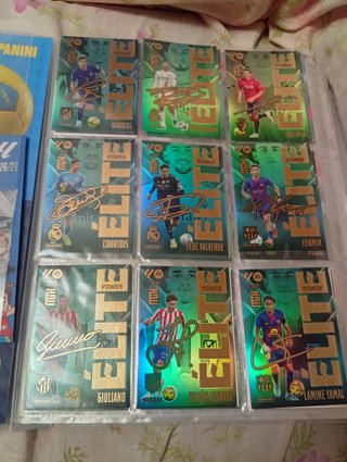 9 Cartas Megacrack 26-27 Elite Firmadas