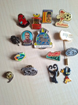 Lote de 14 Pines Vintage