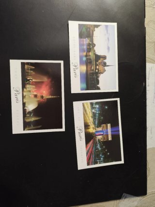 Set de 3 Postales de París