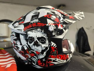 Casco Motocross LS2 Subverter talla L dos puestas