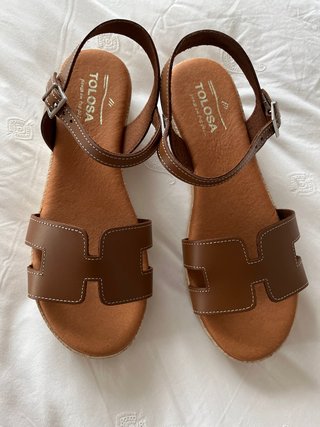 Sandalias Tolosa Marrones