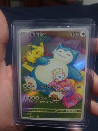 Carta Pokémon Snorlax 207/198