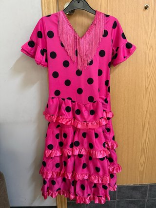 Vestido de Sevillana para Niña Talla 10