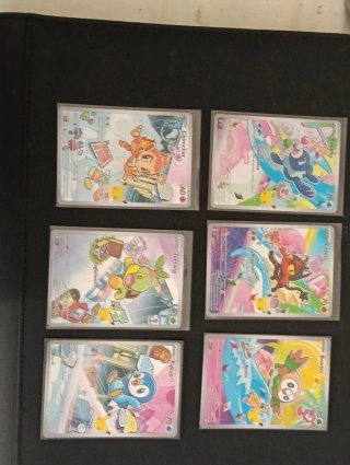 Set 6 Carte Pokémon - Collezione 1 serie