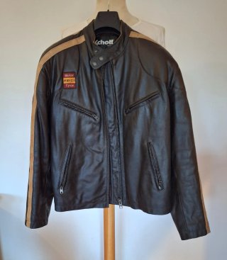 Chaqueta Biker de Cuero Schott