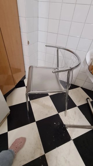 4 Sillas de Cocina Ikea Transparentes