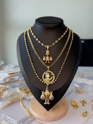 Cadenas de oro laminado 18k