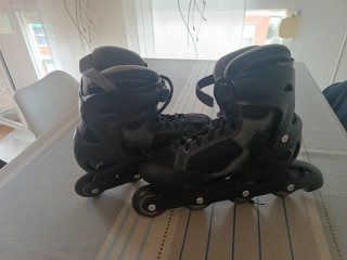 Patines en línea negros talla 43