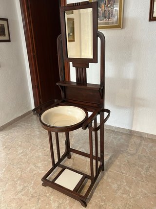 Tocador Lavabo Antiguo Siglo XIX
