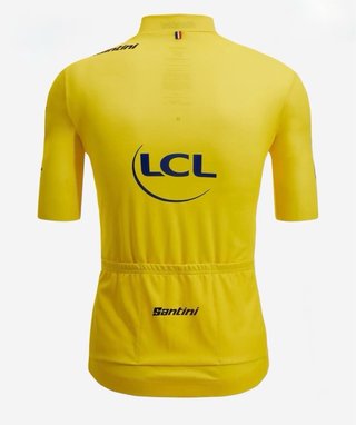 Maillot de Ciclismo Santini Amarillo Talla L