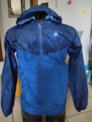 Giacca a vento Quechua blu TL S unisex