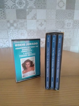 Lote CDs y Casete Rocío Jurado y Kalachakra