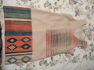 Vestido Nice things Beige con Estampado