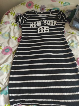Vestido de rayas New York 86