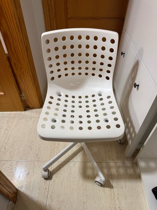 Silla de escritorio Ikea blanca