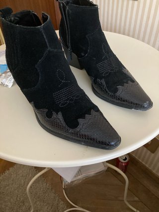 Botines Negros Zara Talla 38