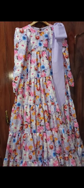 Traje de gitana estampado floral