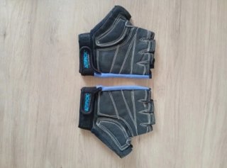 Guantes gimnasio ATIPICK negros y azules