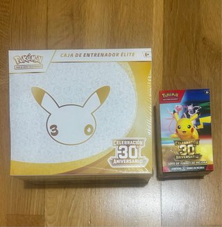Caja Entrenador Élite y Booster Bundle Pokémon 30º
