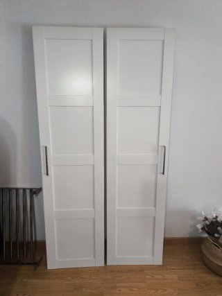 2 Puertas de Armario IKEA Blancas