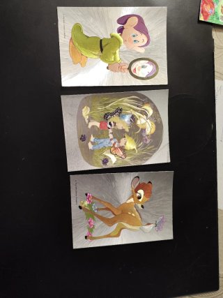 Set de Postales Brillantes Disney